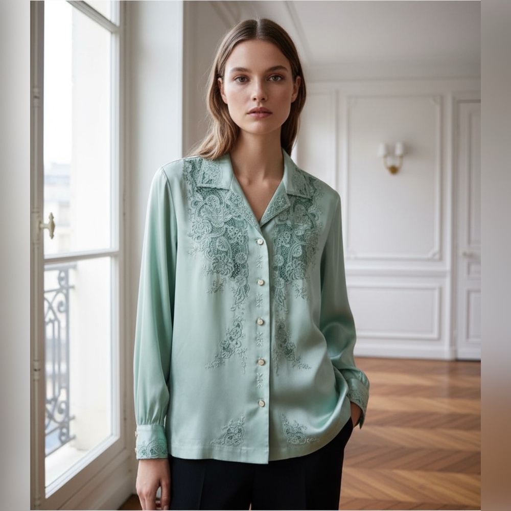 Pure silk blouse size 34